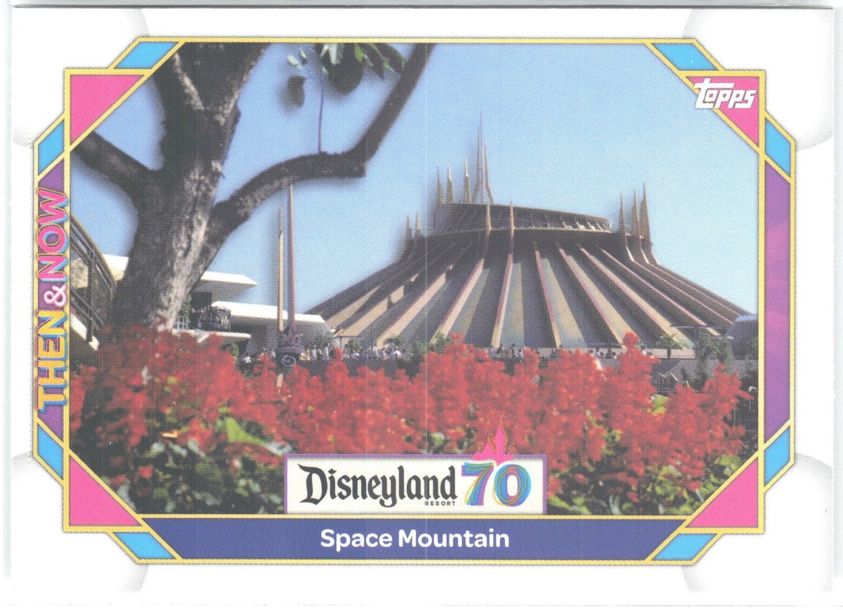 2025 Topps Disneyland 70° Anniversario #49 Space Mountain