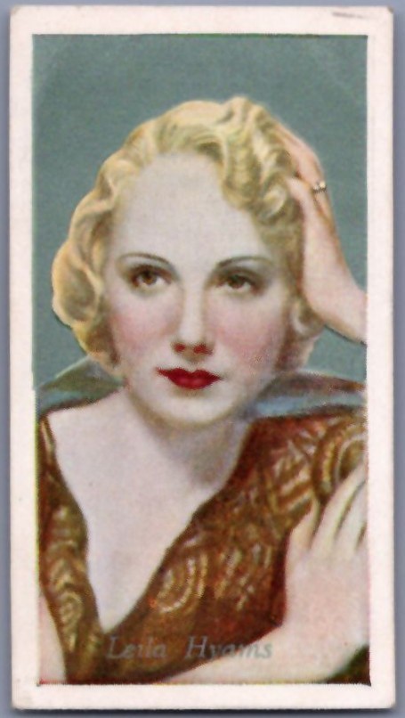 1934 Godfrey Phillips Film Favourites - Leila Hyams #42