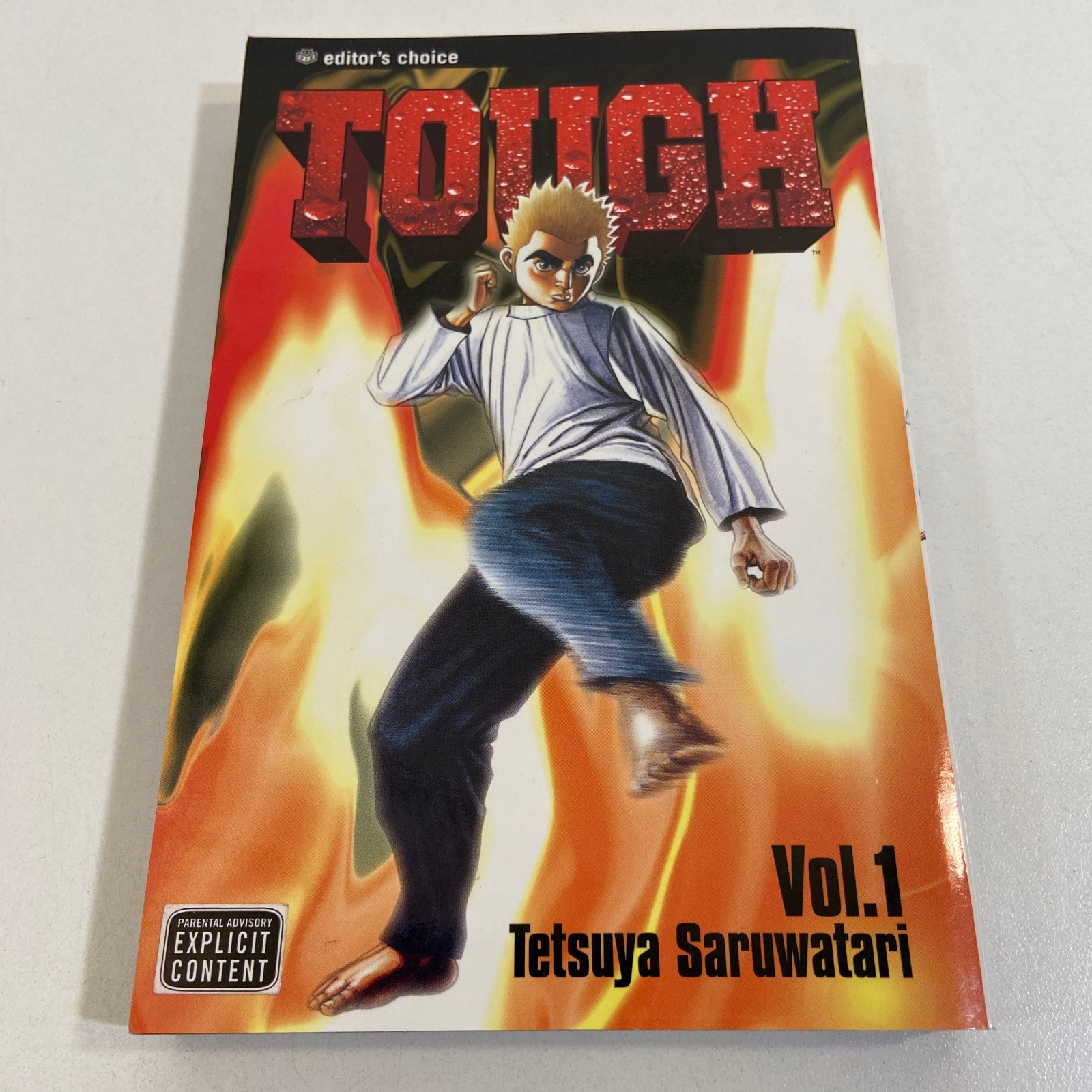 Tough Volume 1 Tetsuya Saruwatari VIZ Media Manga Prima Edizione 2005 TPB Ottime Condizioni