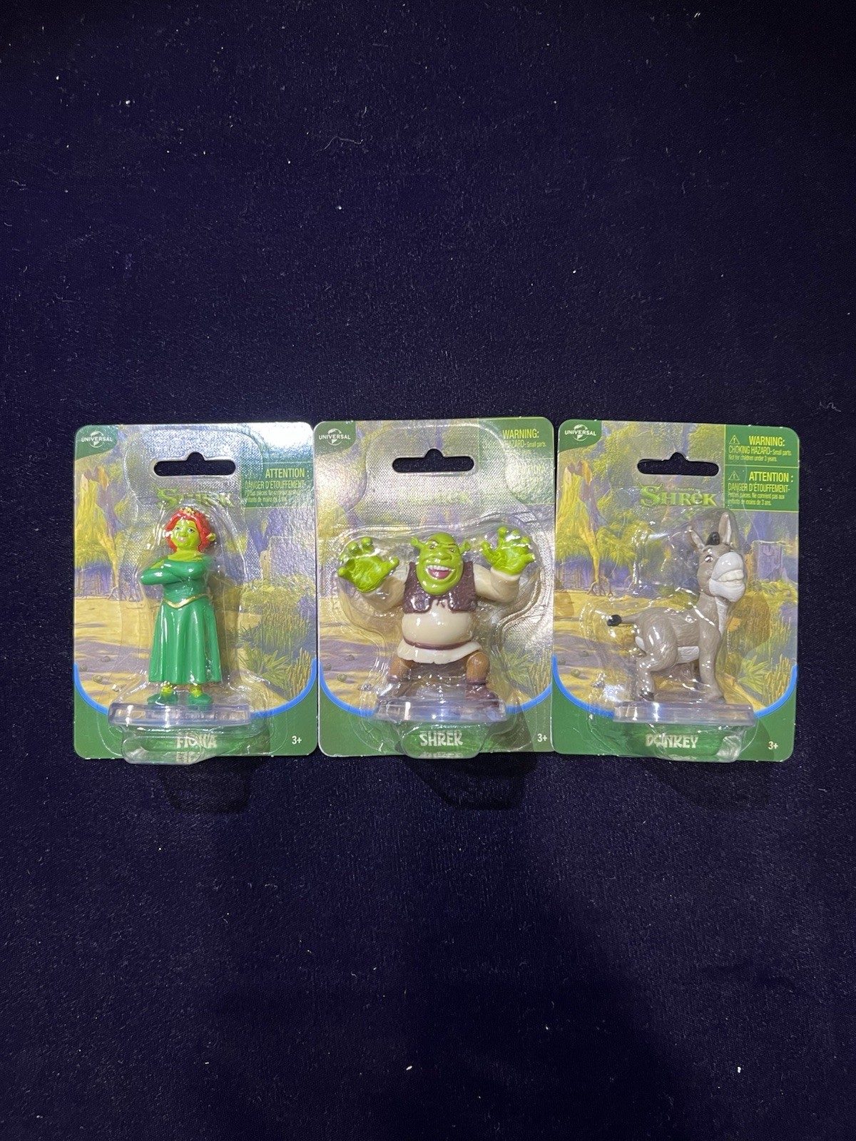 DreamWorks Shrek Figure Set di 3 Shrek Fiona Asino Just Play 2026 Nuovo