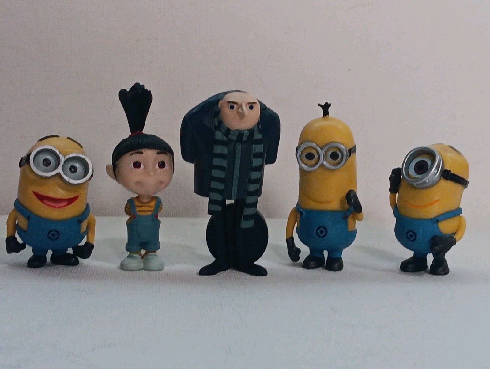 Lotto Figurine Minions PVC (5 Figurine) Cattivissimo Me 