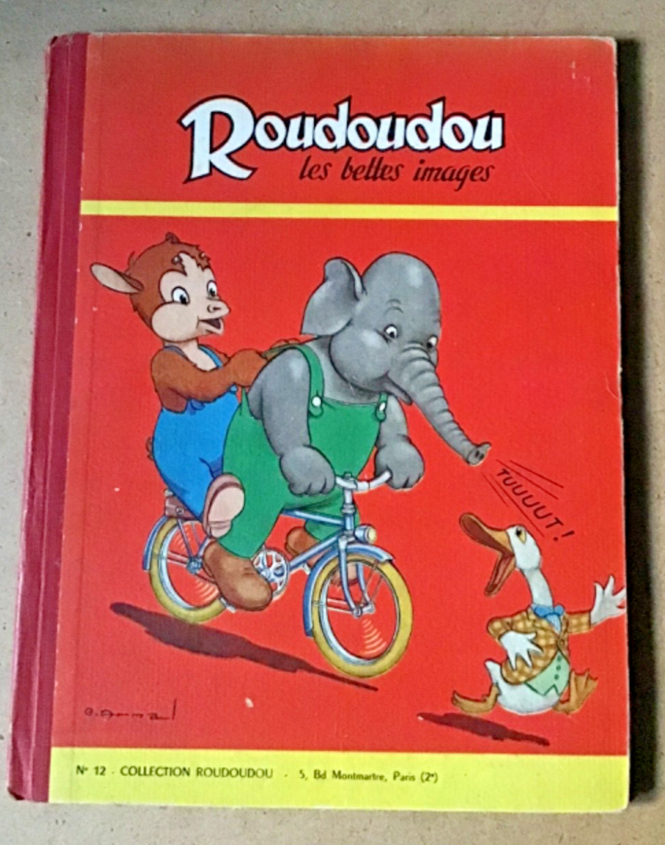 Roudoudou les belles images. Album 12 (numéros  66 a 71) 1956. TBE