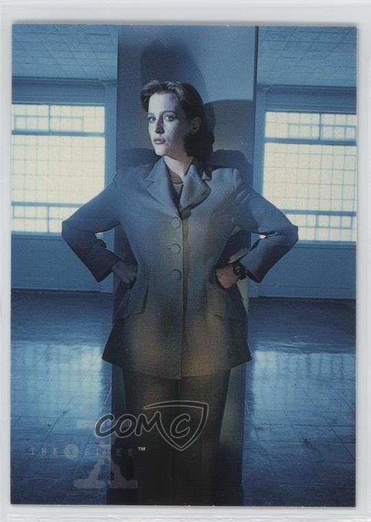1996 Topps The X-Files Season 2 Profiles Dana Scully #04 0o05