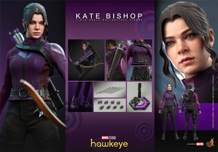NUOVO Hot Toys TMS074 HAWKEYE 1/6 KATE BISHOP Modellino in magazzino