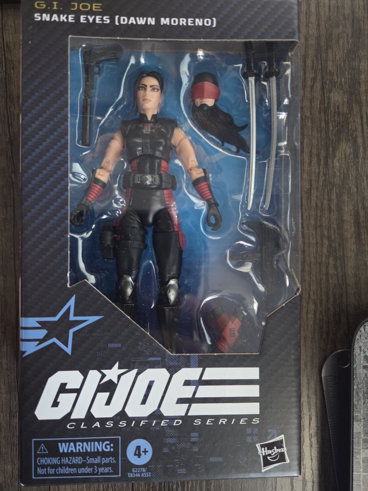 G.I. Joe Classified Series #197 Snake Eyes Dawn Moreno IN MANO