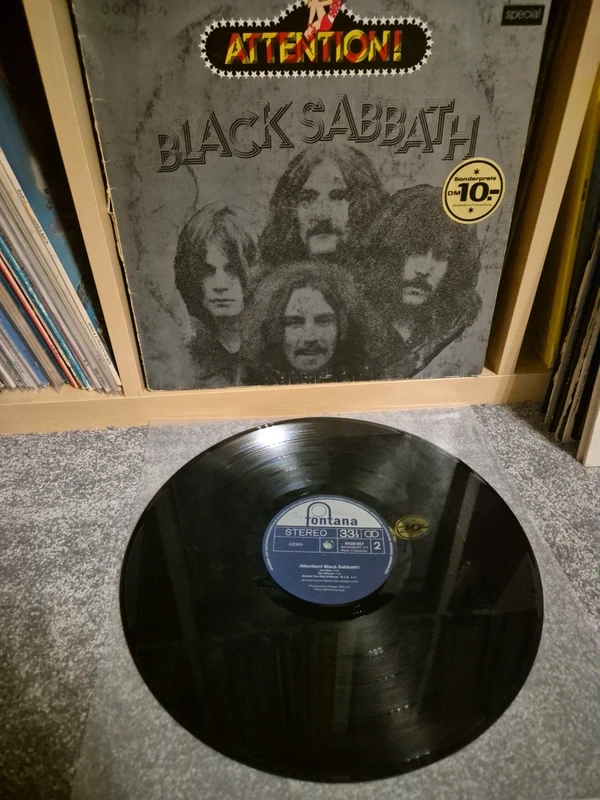Black Sabbath Self-Titled Vinyl LP Schallplatte Fontana Special Heavy Metal VG+
