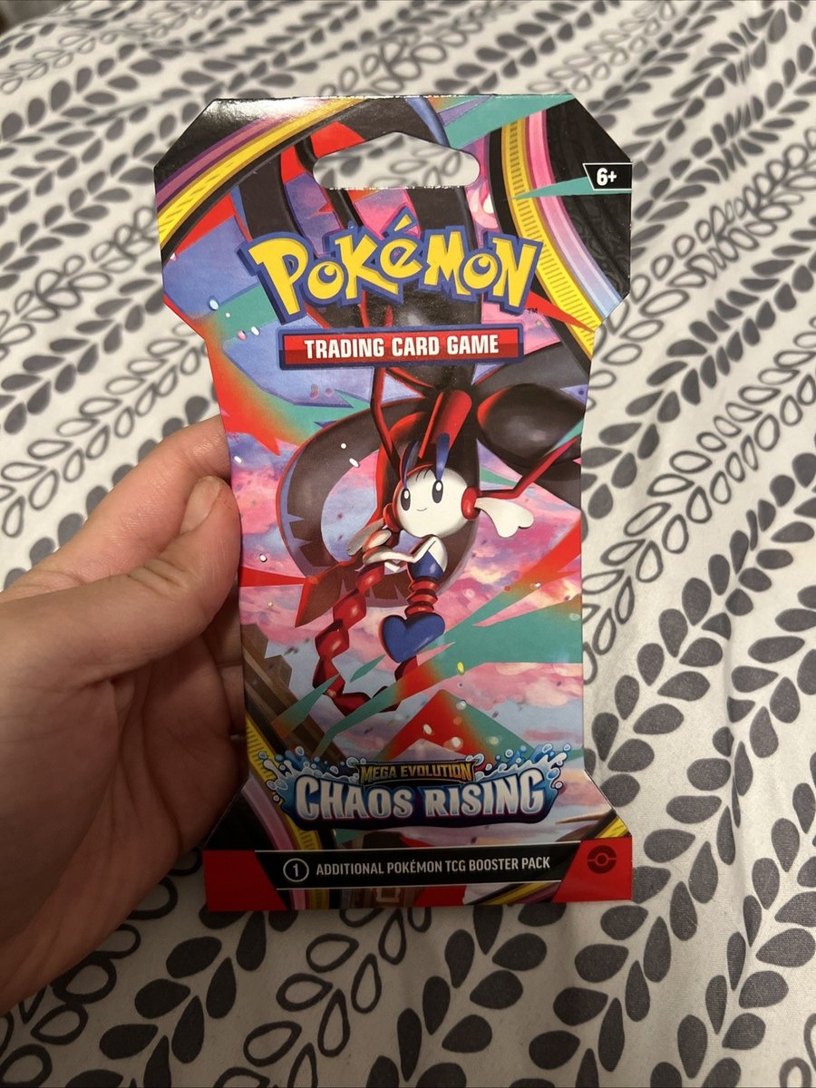 Pokémon TCG Chaos Rising Booster Pack Manicato Opera d'arte casuale