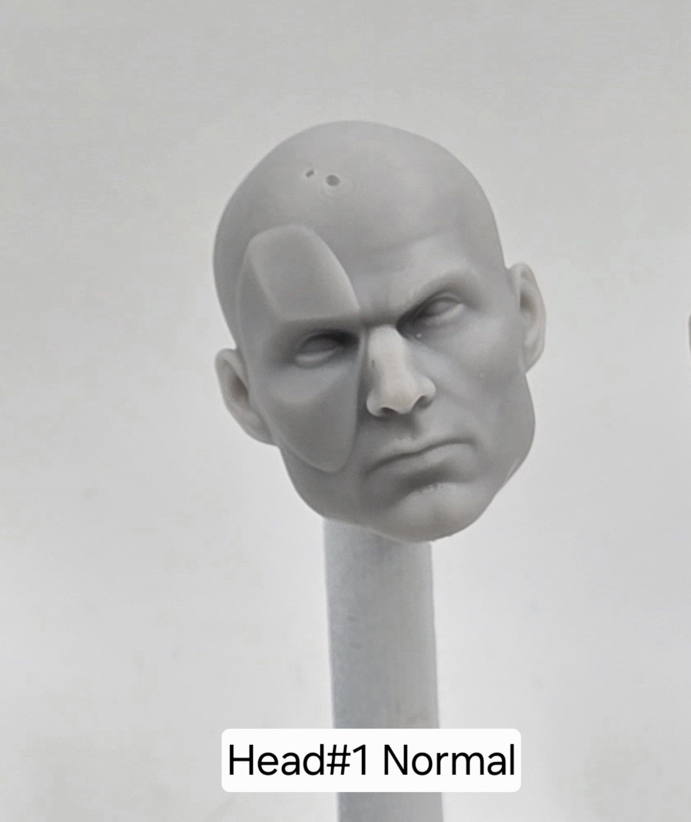 3d Printed MORTAL FIGHTER KANO HEAD#1  1:12  6" Classified Legends Scale