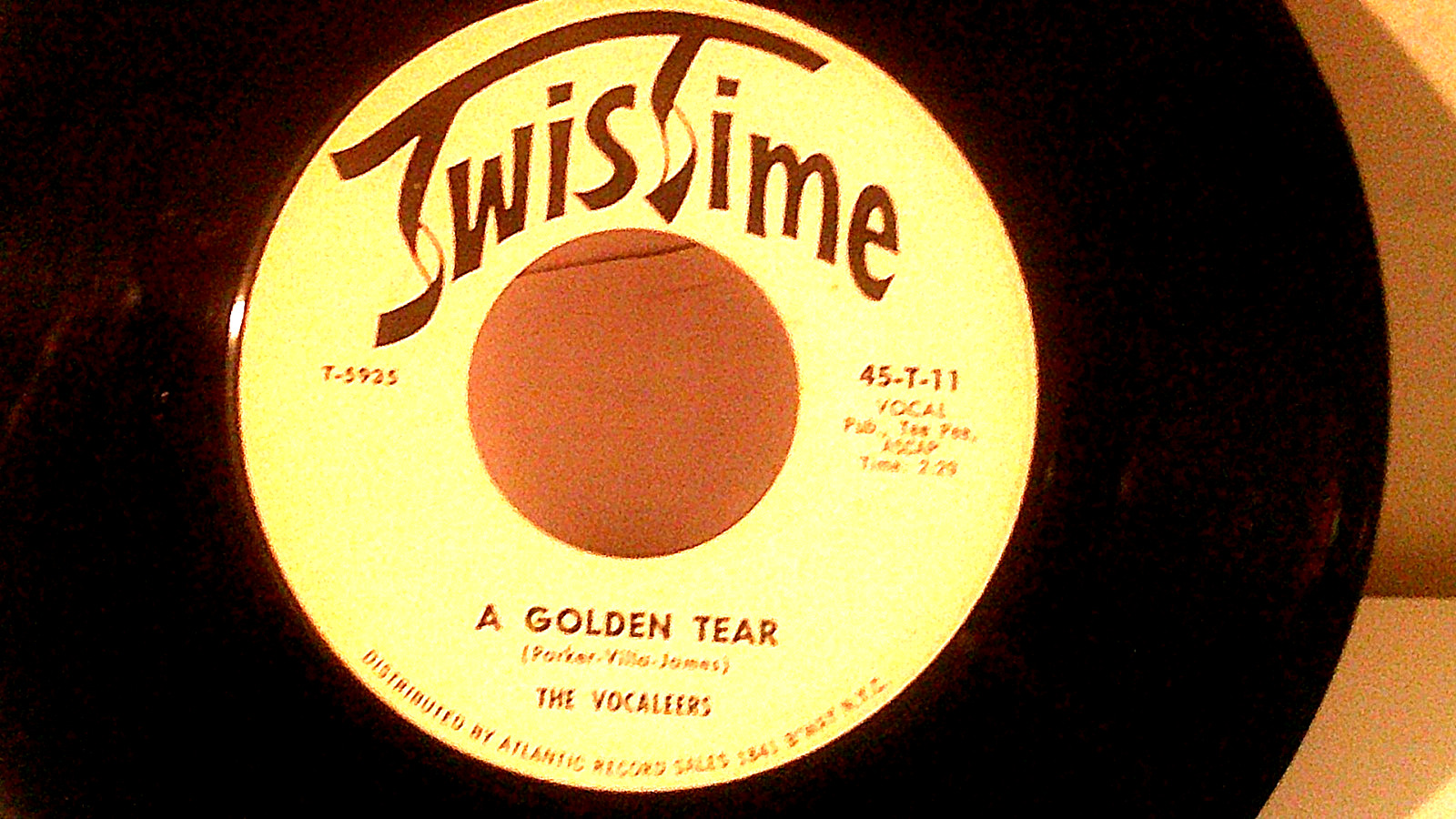 The Vocaleers,TwisTime 11,"The Cootie Snap"US,7"45,1962 PROMO R&B classic,M