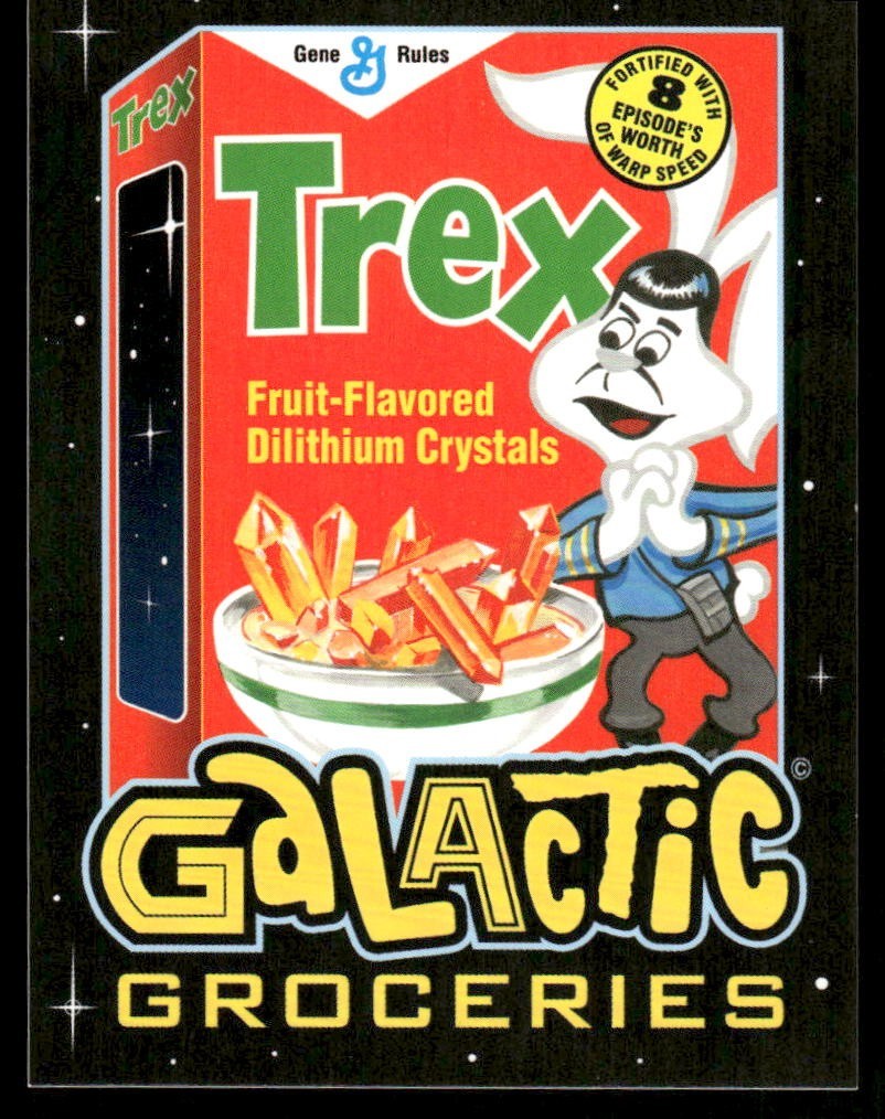 Star Trek Trix Cereal 2015 Galactic Groceries Promo Card #3 (NM)