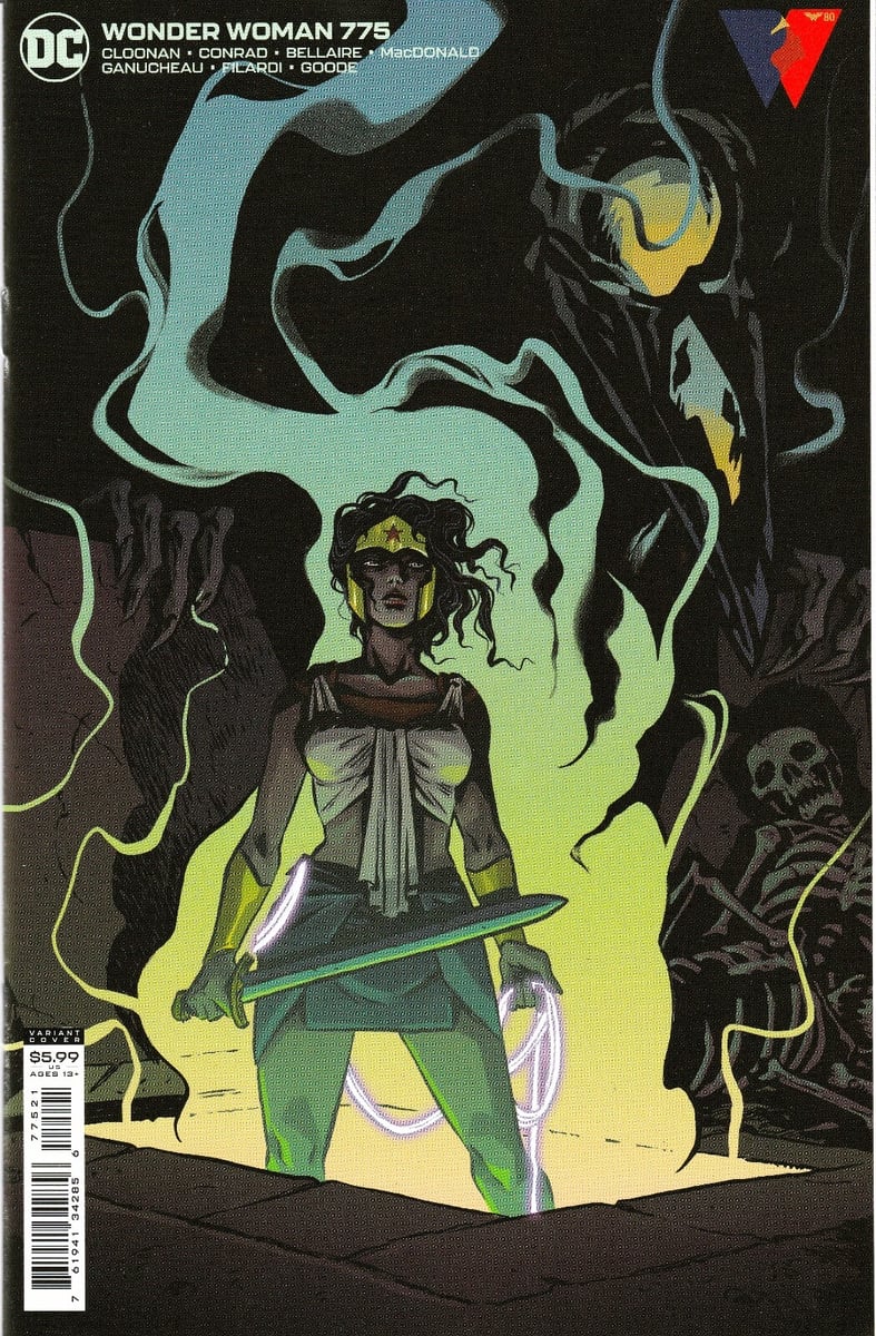 WONDER WOMAN #775 (2016) VARIANTE CARTONCINO BECKY CLOONAN ~ NON LETTO QUASI NUOVO