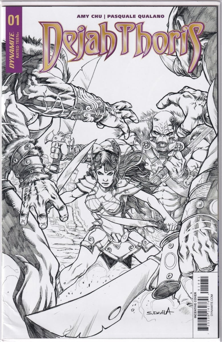 36615: Dynamite Entertainment DEJAH THORIS #1 variante di qualità fine