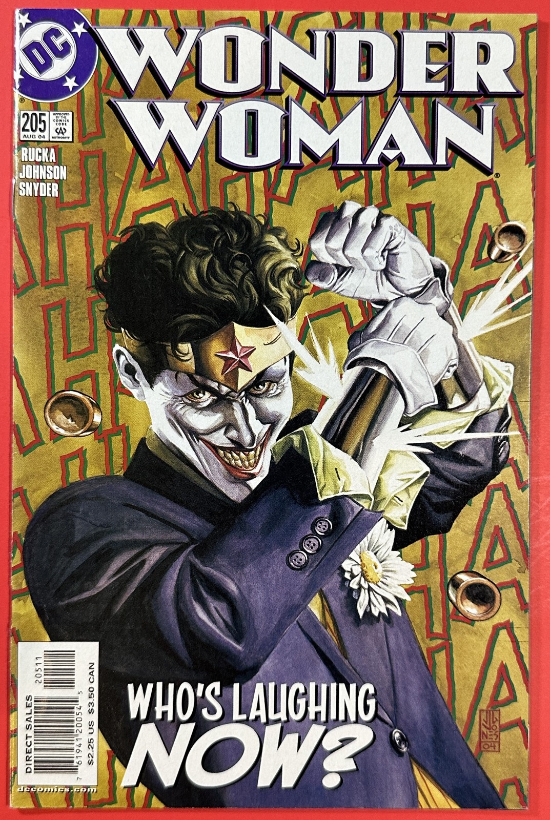 WONDER WOMAN #205 (DC COMICS 2004) JOKER COVER | FN/VF 7.0