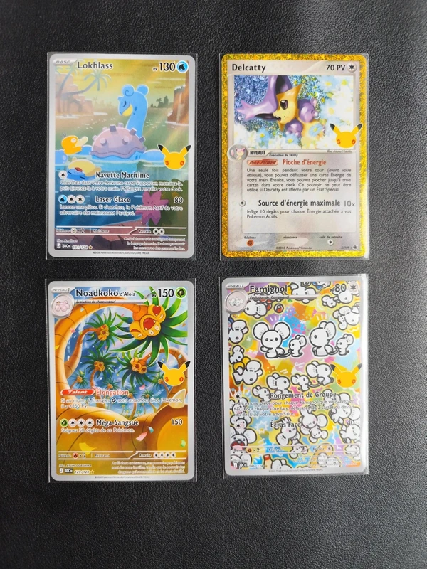 Lot cartes Pokémon 30 ans