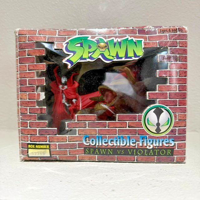 Spawn vs Violator Number 25740 Collectible Figures 1994 Box McFarlane Toys