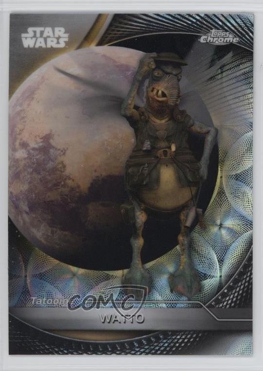 2025 Topps Chrome Star Wars Hyperspace Tatooine Nebulae Refractor Watto #99 9et