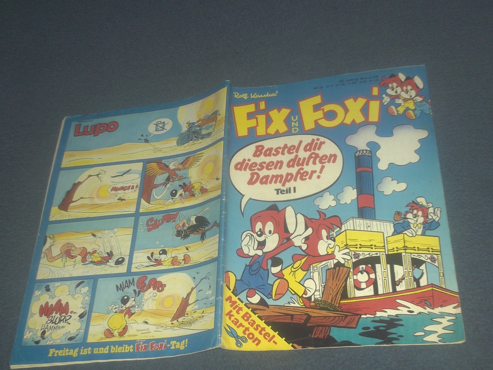FIX E FOXI FUMETTO QUADERNO 26° ANNO VOLUME N.28 + SCATOLA FAI DA TE