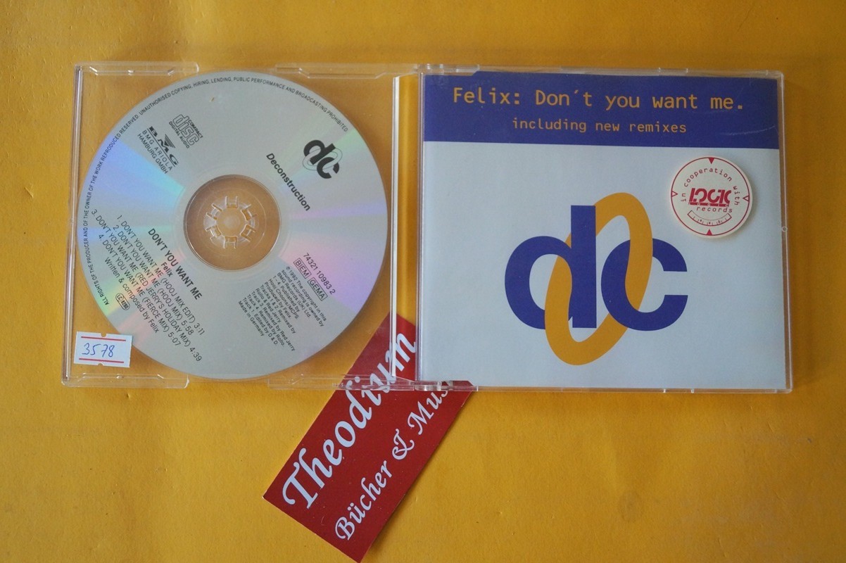 Felix - Don´t You want me (Maxi CD) (#3578)