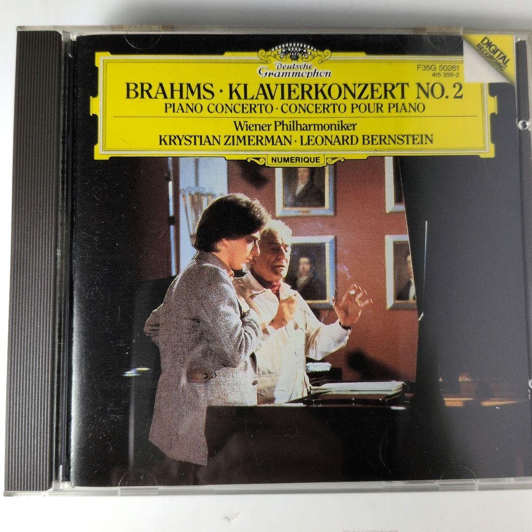 Zimmerman Bernstein Brahms Piano Concerto No. 2 Album Audio USED [CD] K