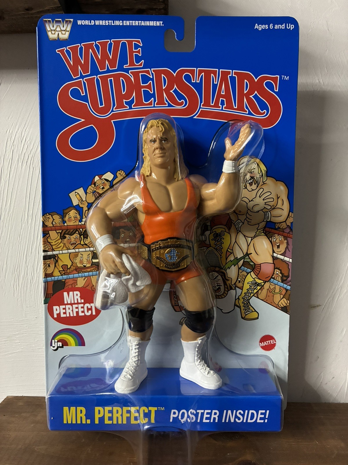LJN Mattel WWE Superstars Mr. Perfect Action Figure w/ Towel & Poster Included