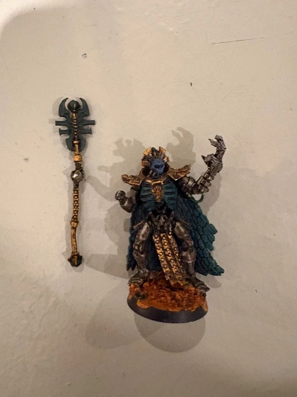 Warhammer 40,000 necron imotekh the stormlord finecase