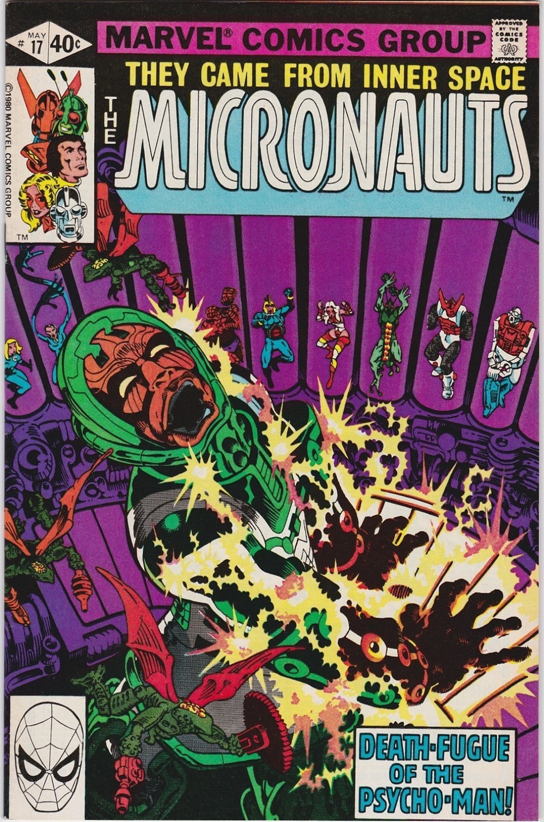 MICRONAUTS #17, MAY 1980! NEAR MINT CONDITION! BRONZE AGE CLASSIC!