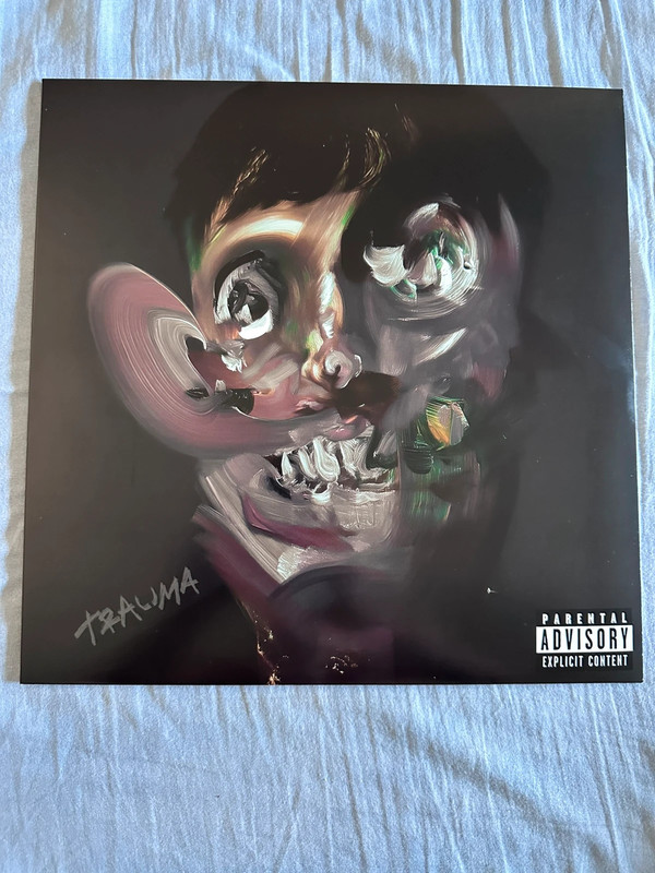 vinile trauma autografato rosa