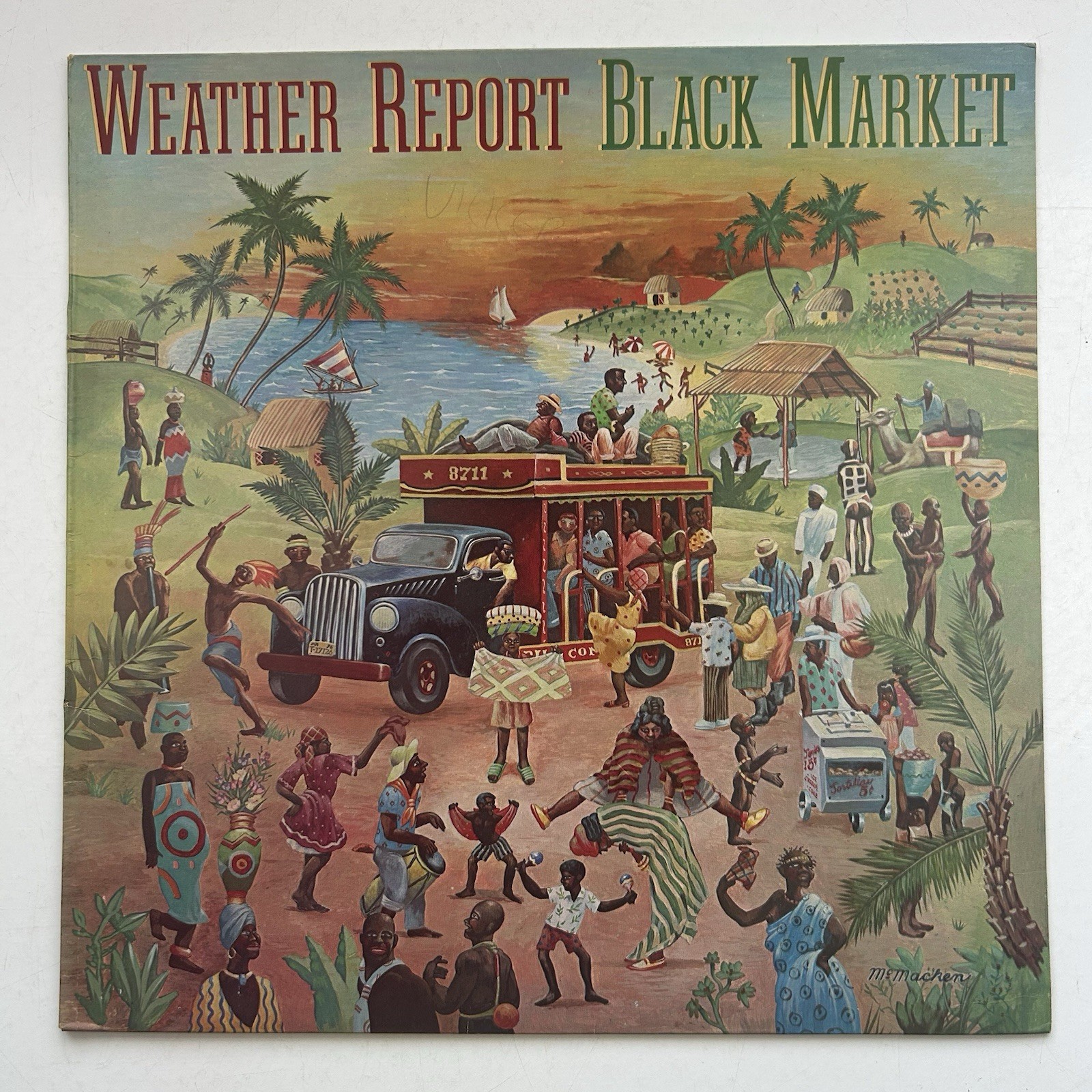 Weather Report Black Market Vinyl LP Record 1976 UK A1 B1 Jazz CBS81325 EX/VG+