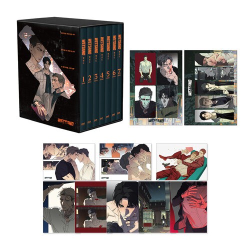 Webtoon coreano [sabbia bagnata] vol. 1~7 Cofanetto Completo Edizione Limitata