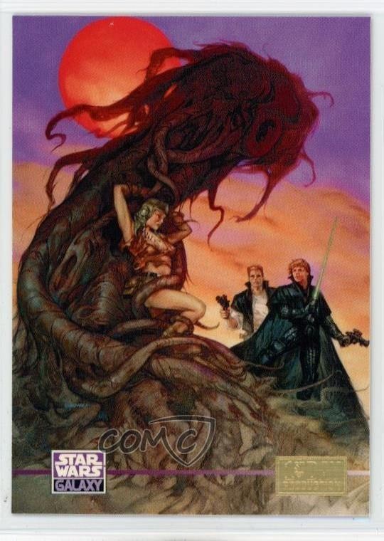 1995 Star Wars Galaxy Series 3 1st Day Production The Comics Strike Back 1vt6