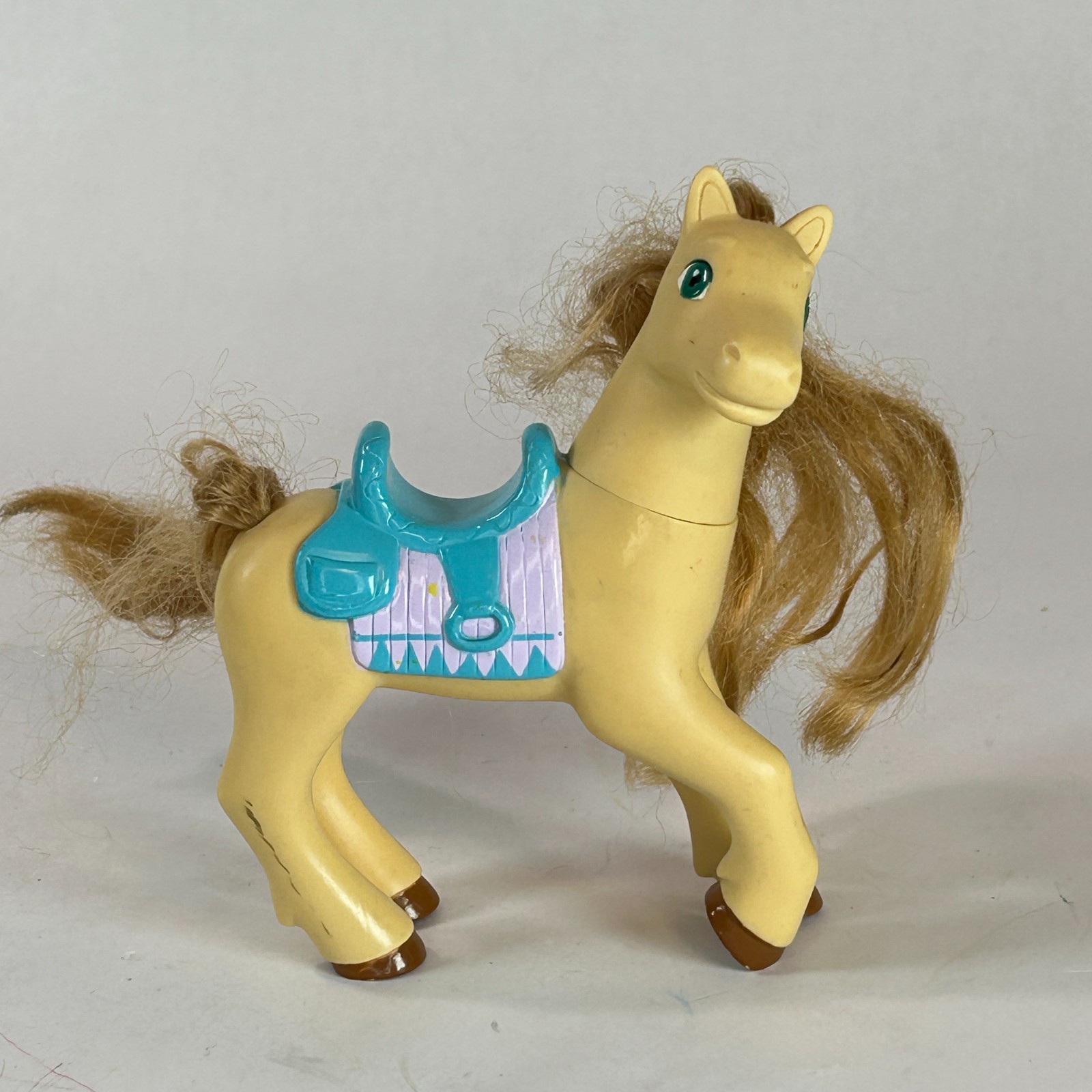 Dora Explorer Horse Pony 4.5” Figure Classic Pet Blue Saddle Nickelodeon 2006