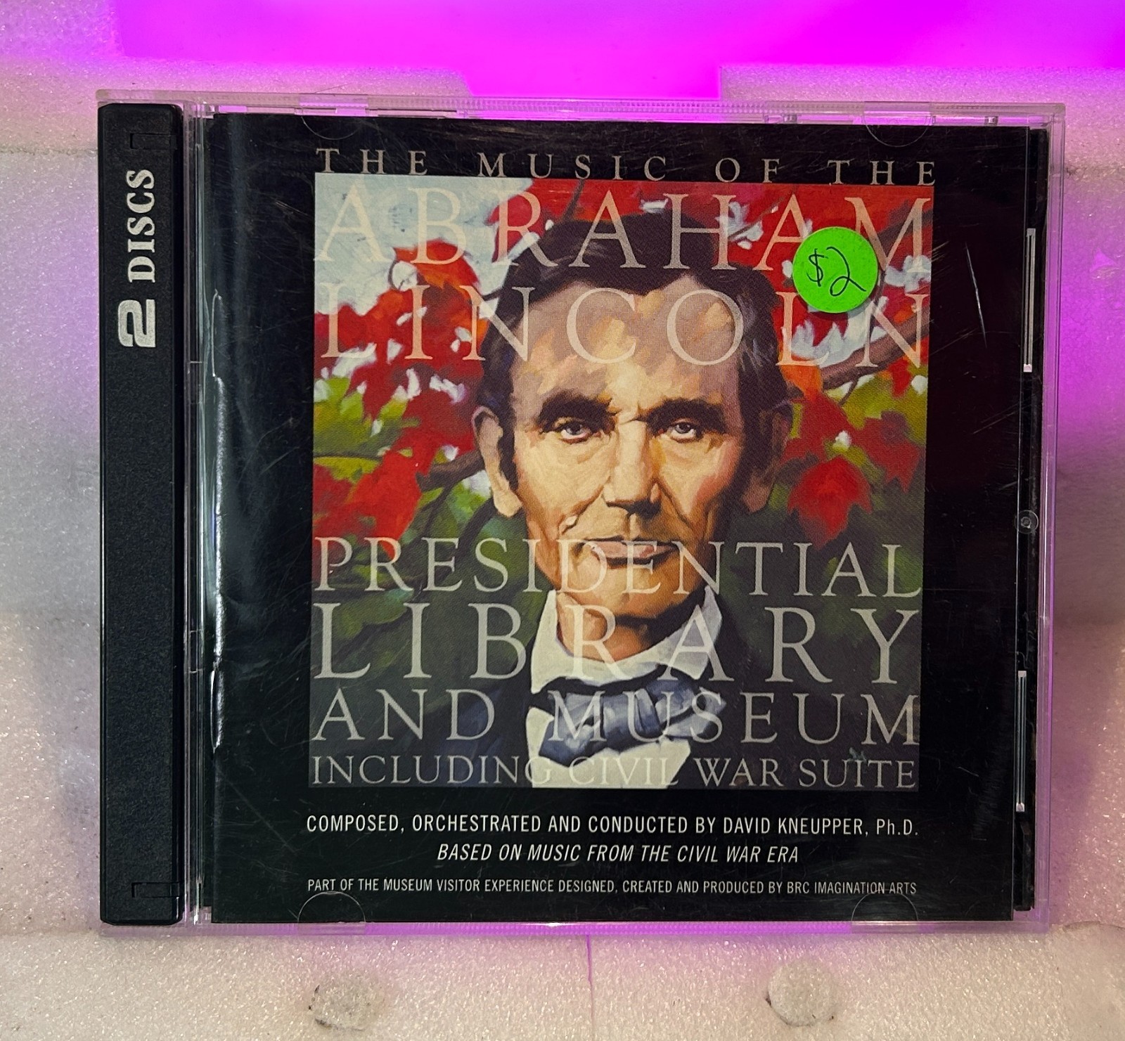 Music of Abraham Lincoln Presidential Library & Museum Civil War (2 CD) Tested
