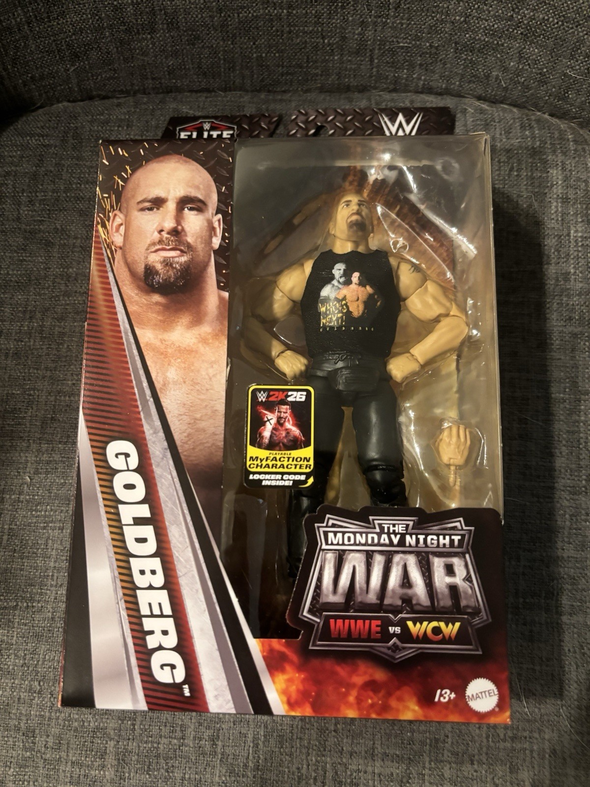 Goldberg WWE Action Figure Monday Night War Elite Collection New