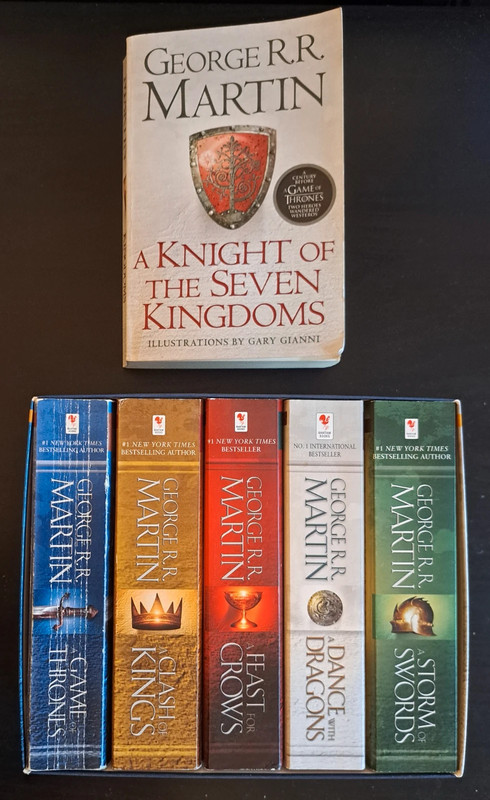 englische Buchserie Game Of Thrones George R.R. Martin incl. "A Knight Of The Seven Kingdoms"