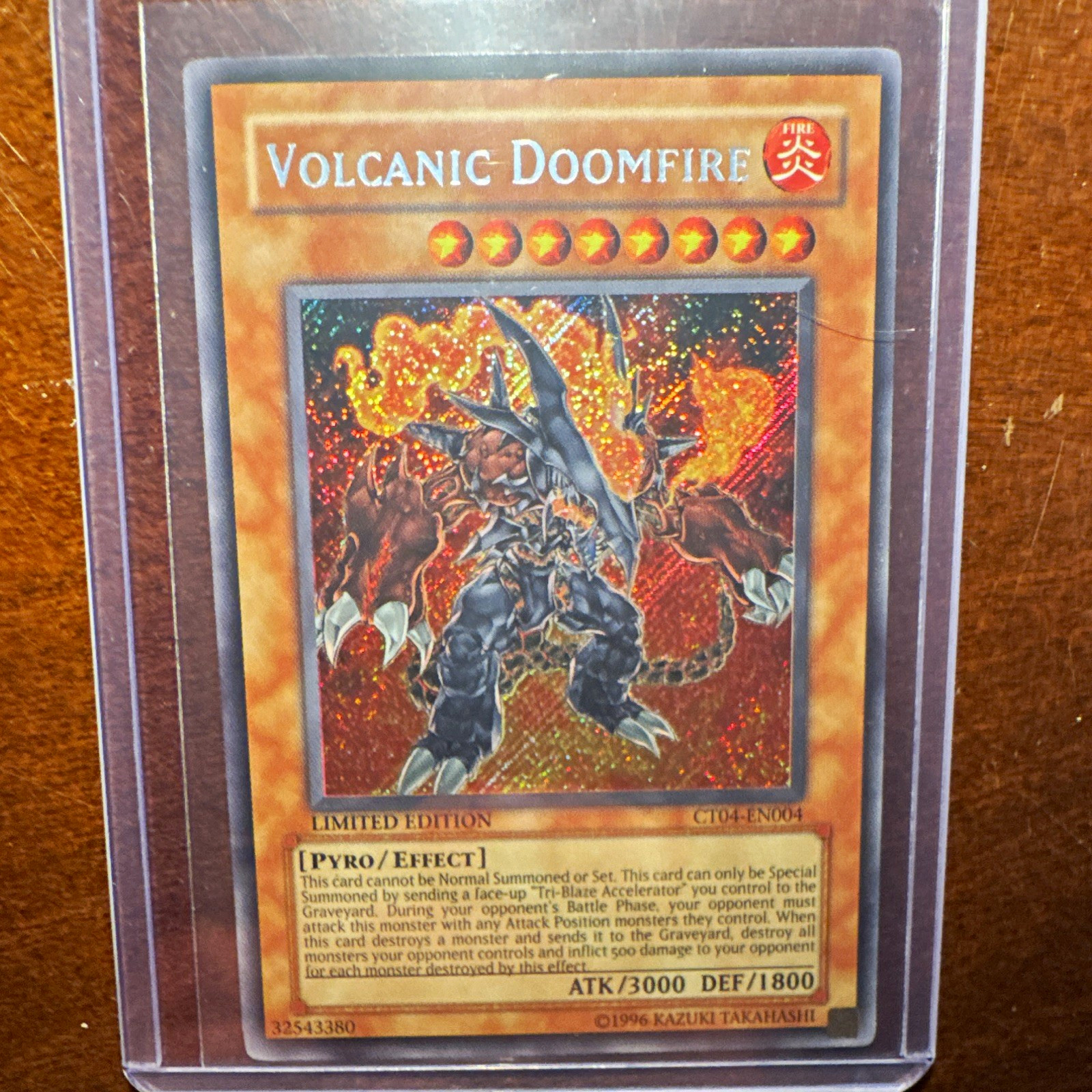 Konami Yu-Gi-Oh! TCG Volcanic Doomfire CT04-EN004 Limited Ed Secret Rare