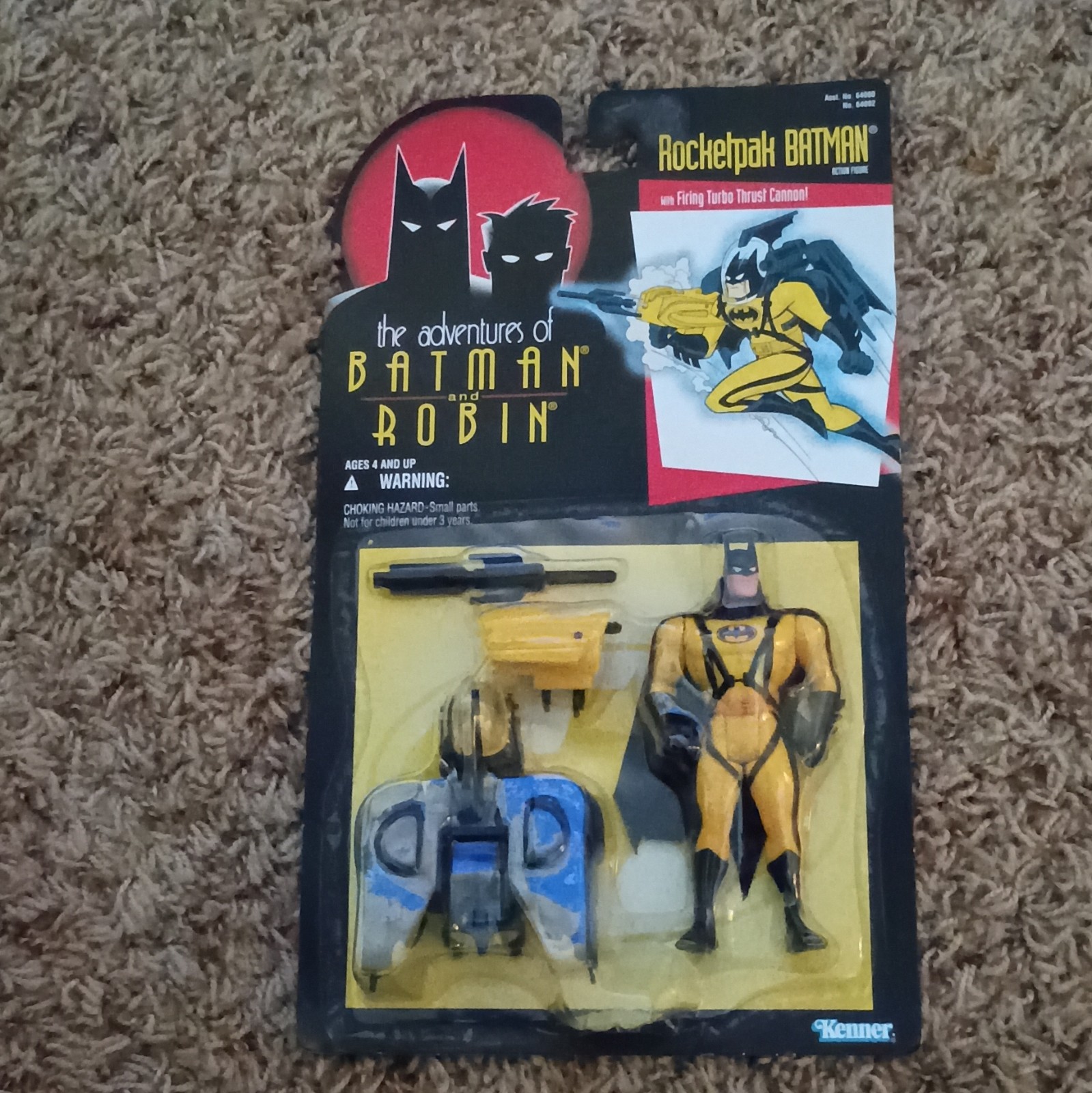 Batman The Animated Series Rocketpak Batman 5" Adventures of Batman & Robin BTAS