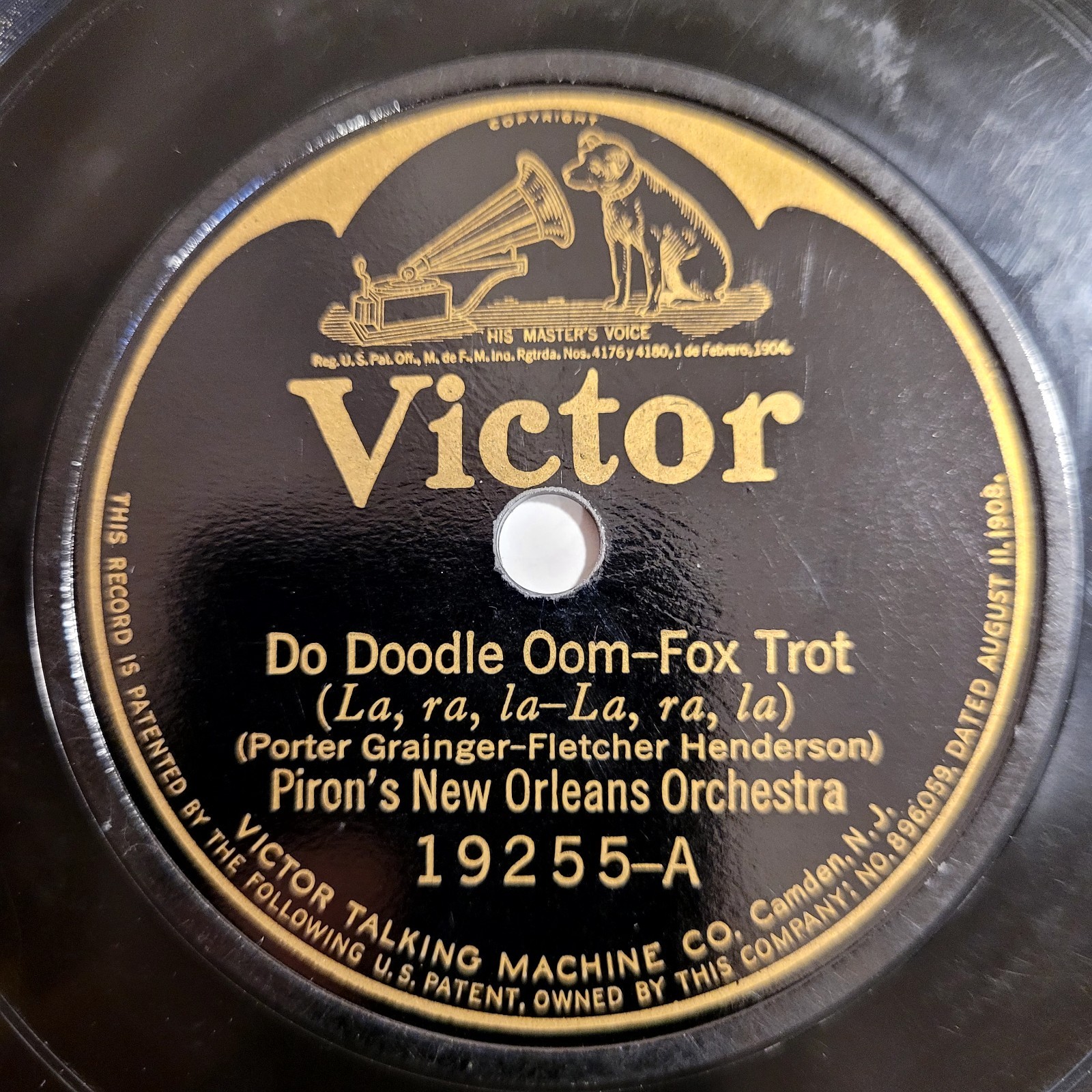 HEAR👂Piron's New Orleans Orchestra  Do Doodle Oom West Indies Blues Jazz 78 RPM