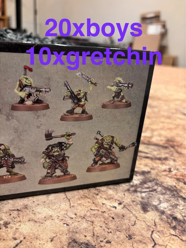 Warhammer 40K Orks Boyz and gretchin #1
