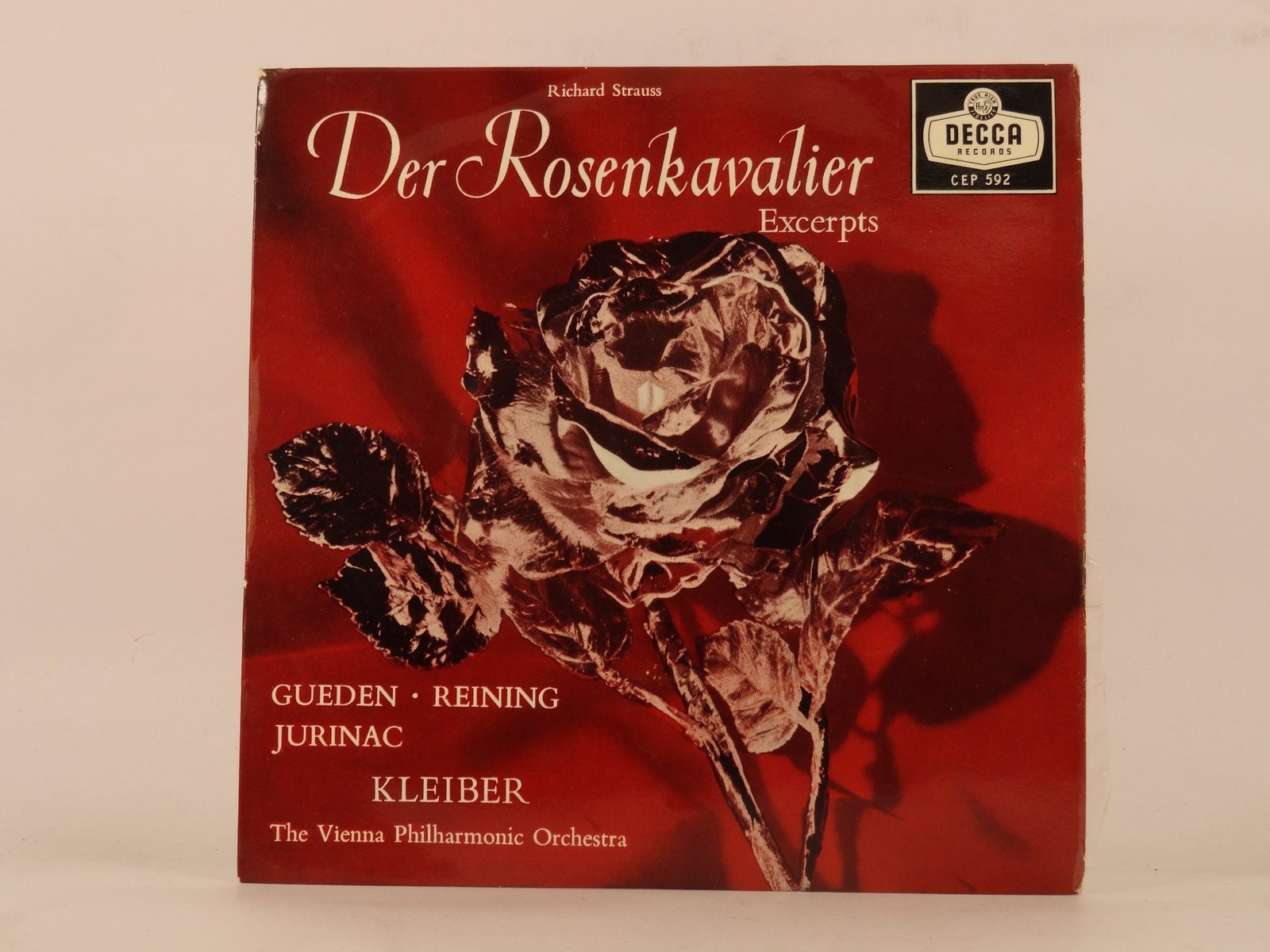 ERICH KLEIBER DER ROSENKAVALIER (96) 2 Track 7" Single plus Picture Sleeve DECCA