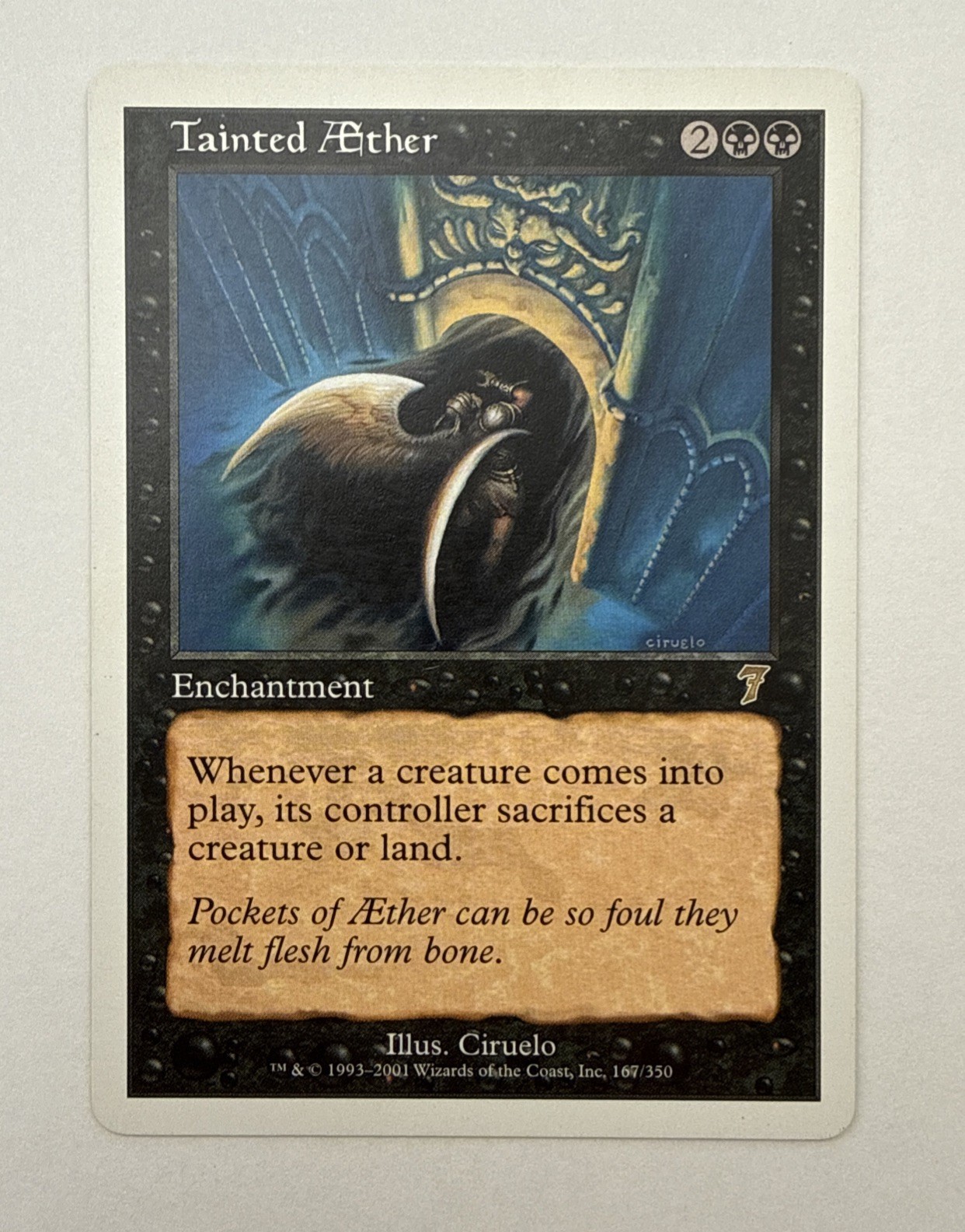 Tainted Aether x1 MTG Seventh 7th Edition 1x Magic Very Good Moderate Play VG MP