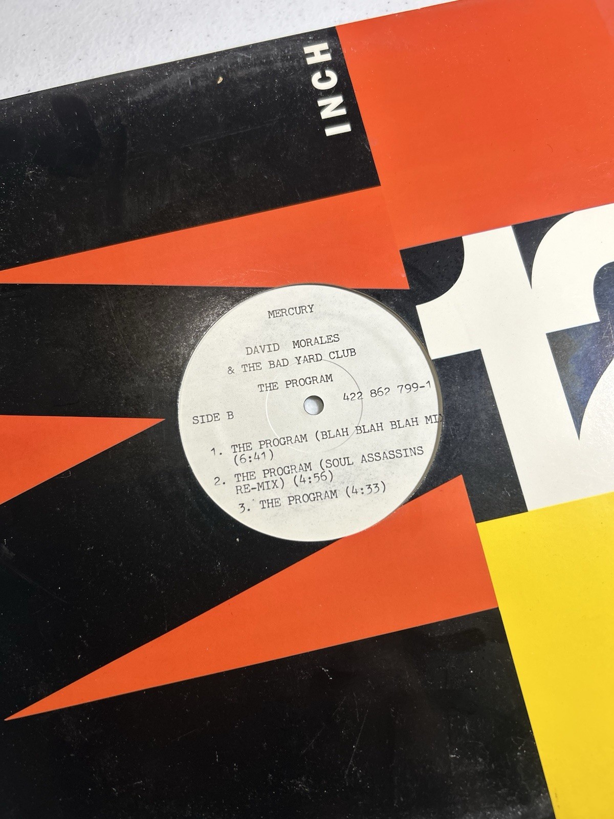 David Morales & The Bad Yard Club – The Program 12” Vinyl Mercury 1991 House