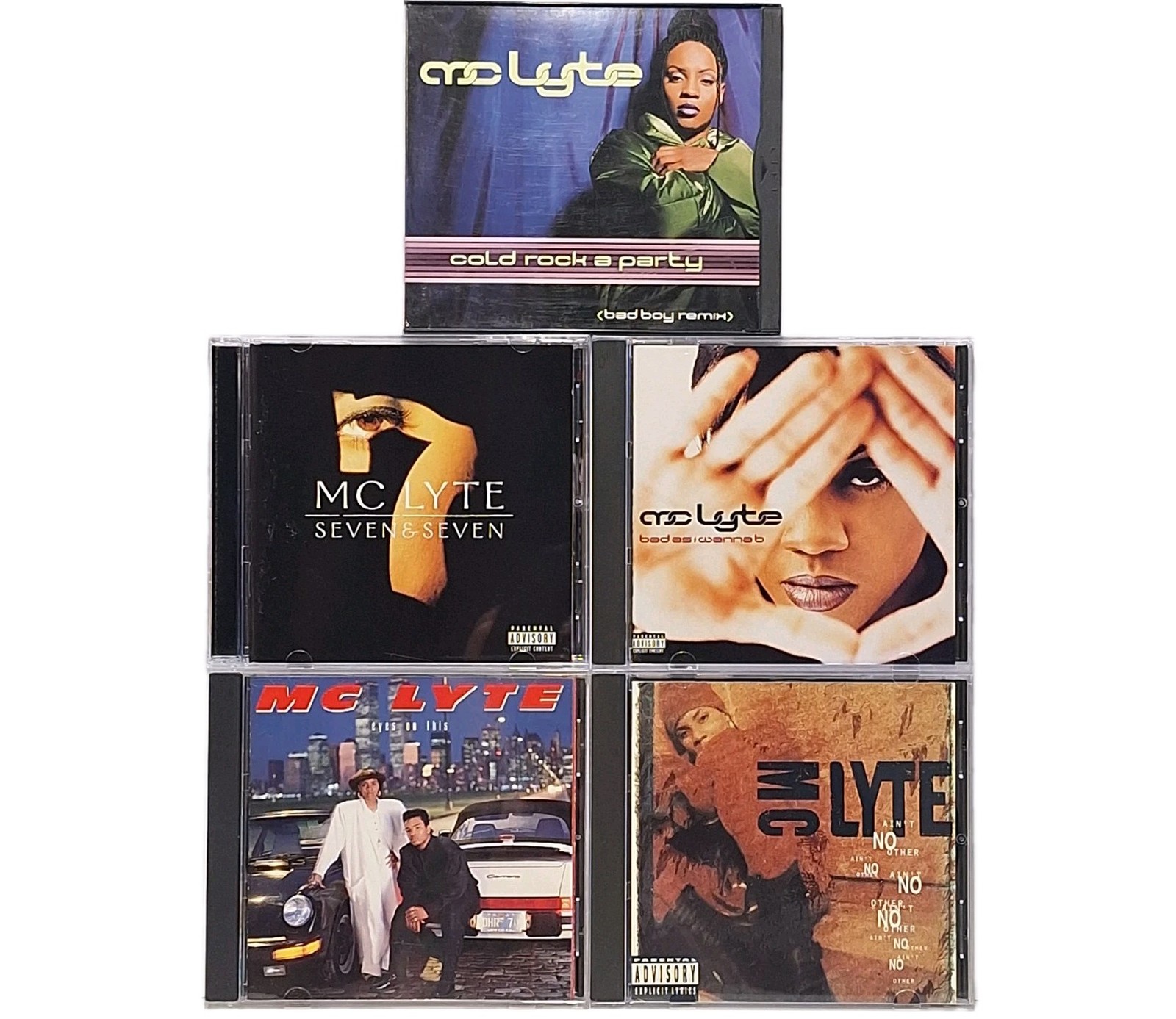 MC Lyte CD Lot Of 5 Very Good Condition VG+ Rare OOP Tested Fast Shipping 