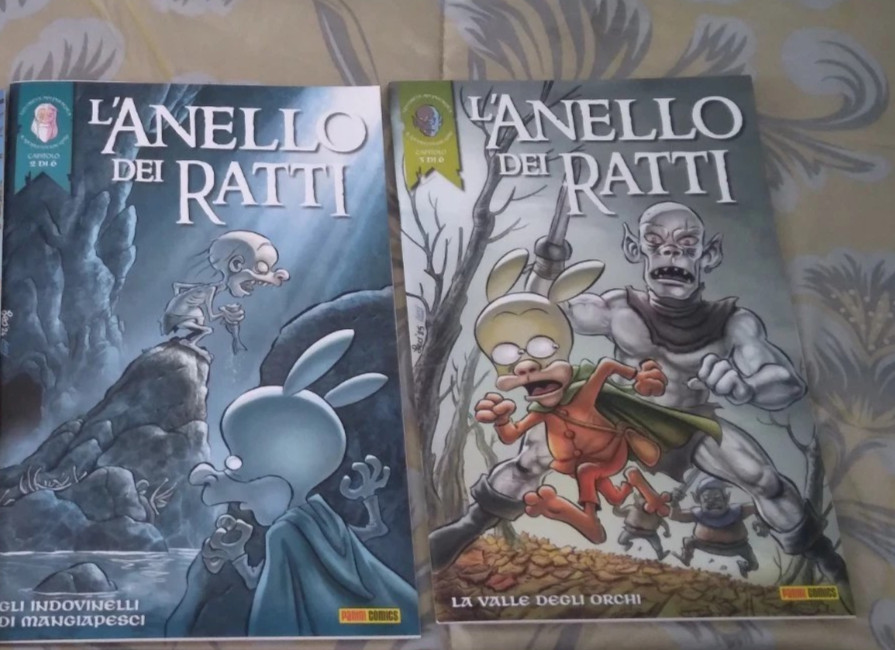 L'ANELLO DEI RATTI 1,2,3,4,5,6- Leo Ortolani Panini Comics COME NUOVI