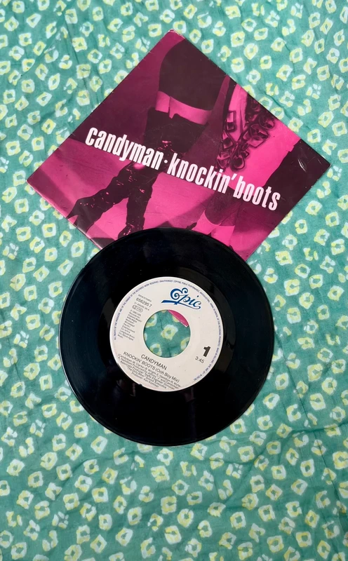 Candyman Knockin Boots vintage vinyl single 1990