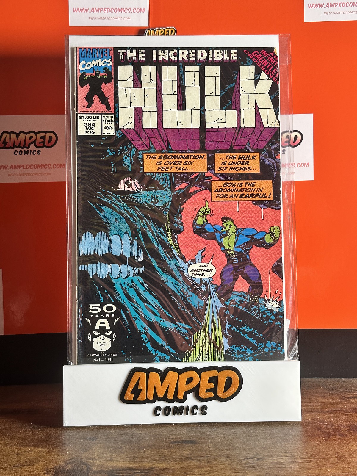 L'incredibile Hulk #384 Marvel Comics agosto 1991 MID GRADE