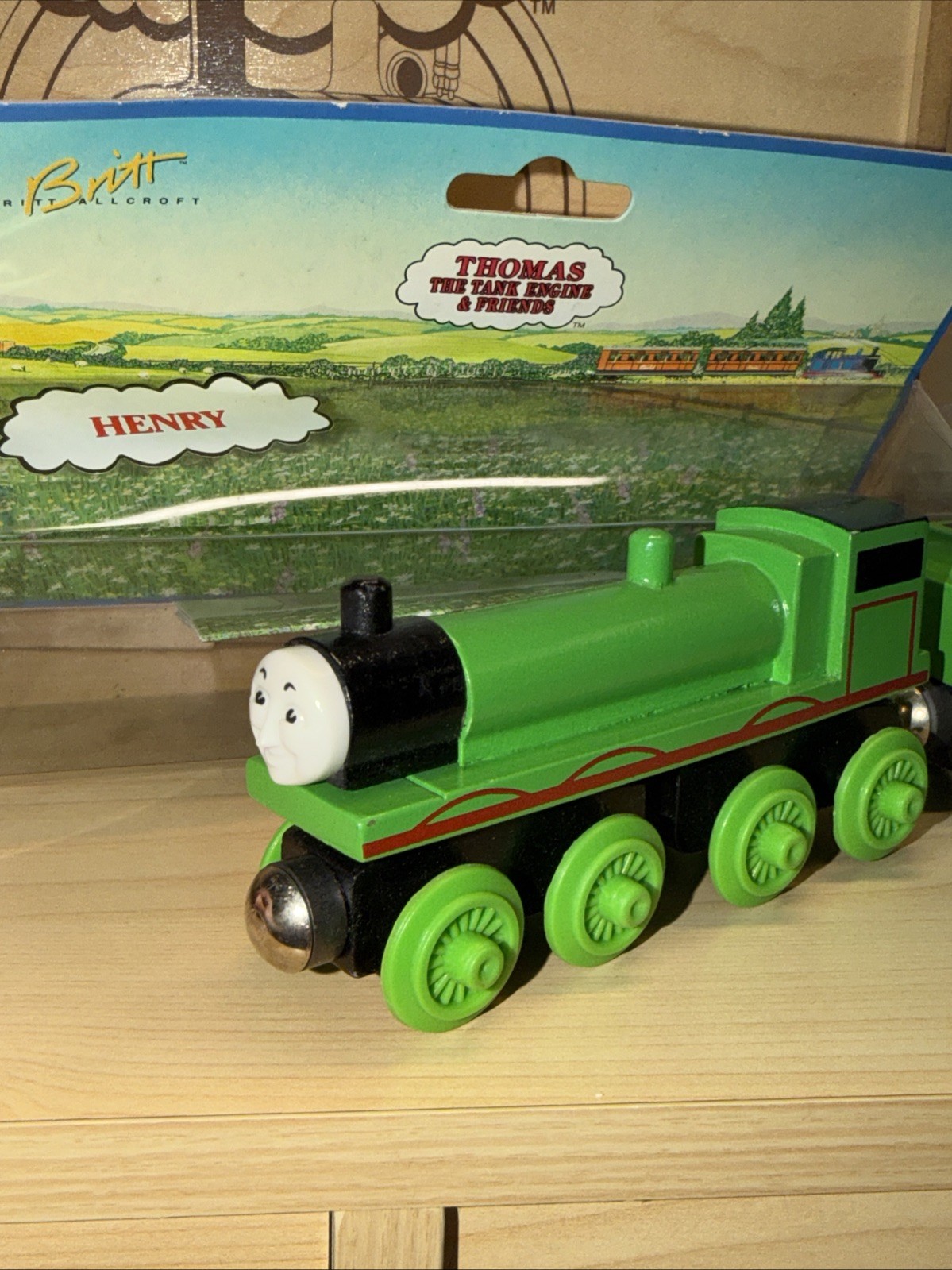 HENRY! THOMAS FRIENDS TRENO LEGNO 1994 Curva di apprendimento! SCATOLA APERTA NUOVA