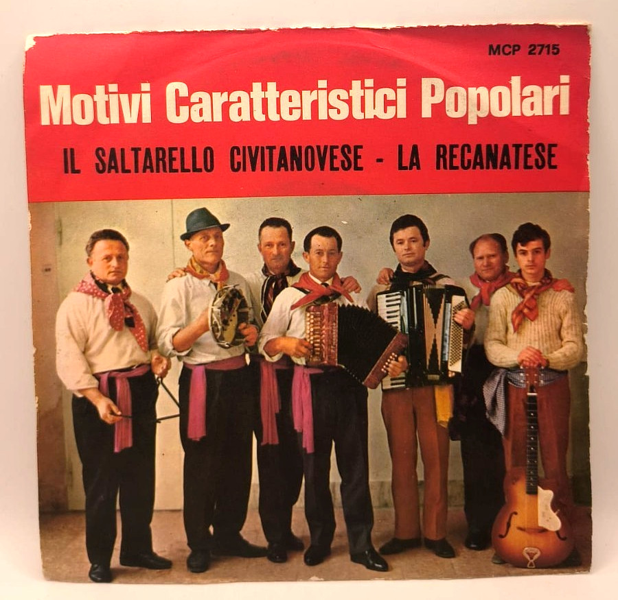 MOTIVI CARATTERISTICI POPOLARI - IL SALTARELLO CIVITANOVESE - VINYL VG+/VG EP 7"