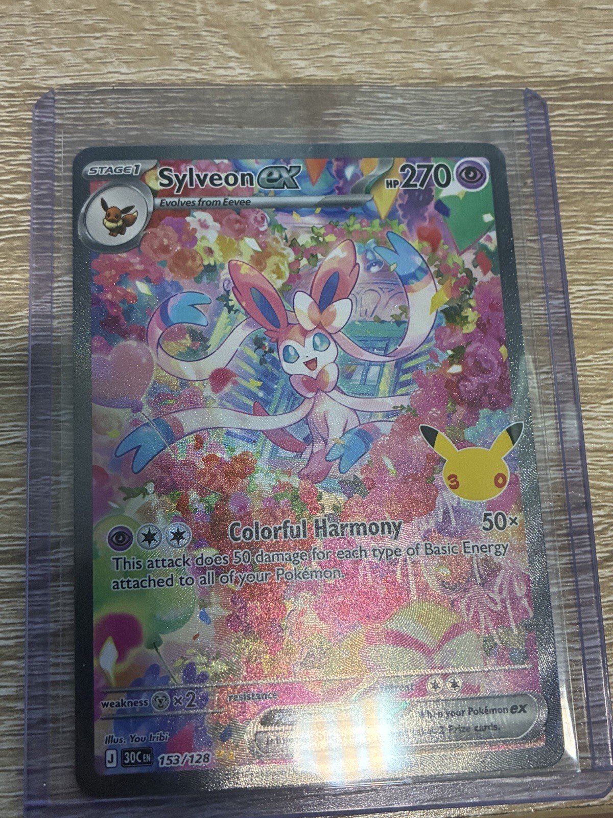 Sylveon ex 153/128 Me: 30th Celebration Holo