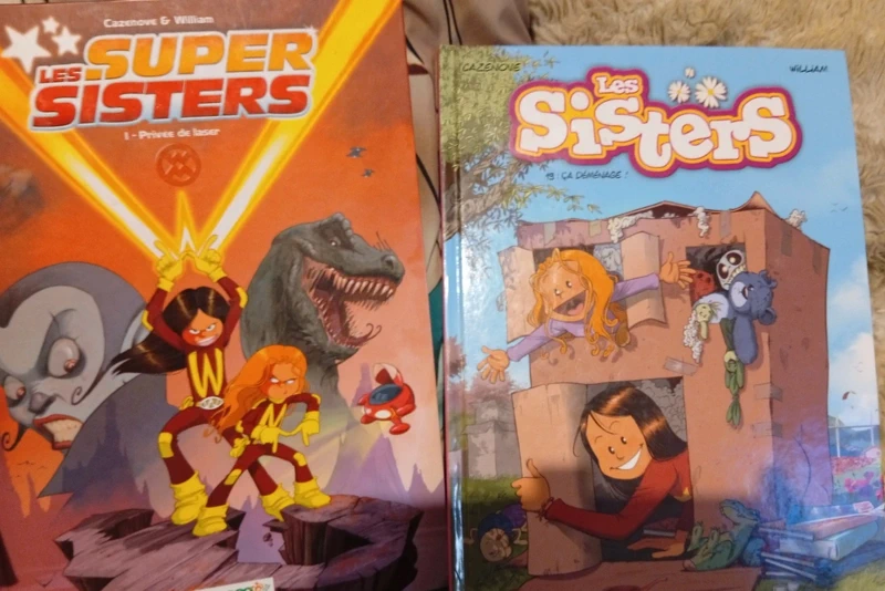 Lot 2 BD Les Sisters Tome 19 + Les Super Sisters