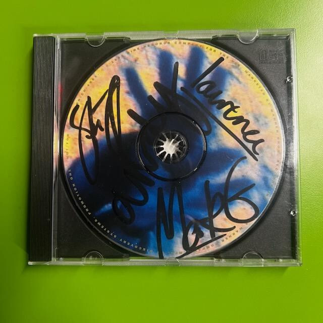 Ride – 'Kaleidoscope' CD Promo Album 1991 USA Sire Shoegaze Indie SIGNED BY BAND